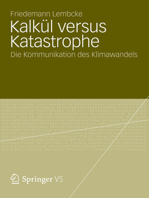 cover image of Kalkül versus Katastrophe